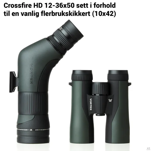 Hovedbilde Vortex Crossfire HD 12-36x50 standard-pakke