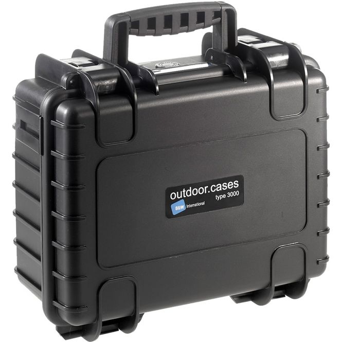 Hovedbilde BW Outdoor Cases Type 3000 (sort) m/ skuminnlegg